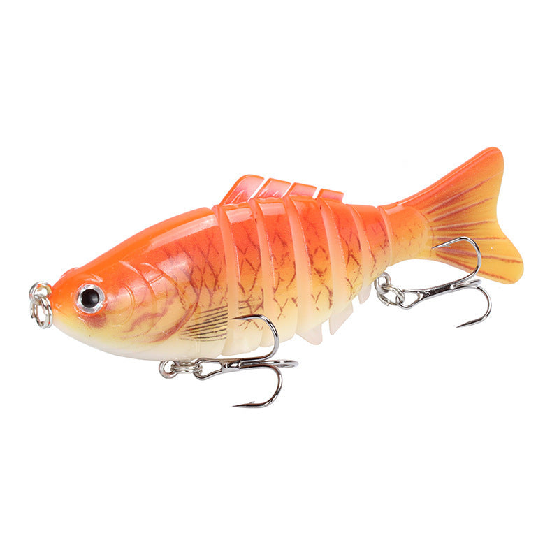 Plastic 7-section Fishing Lure S2