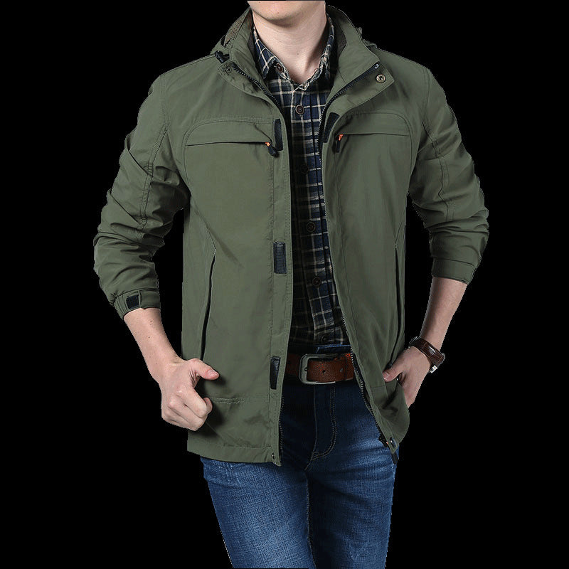 Outdoor life style Multi-Pocket Jacket