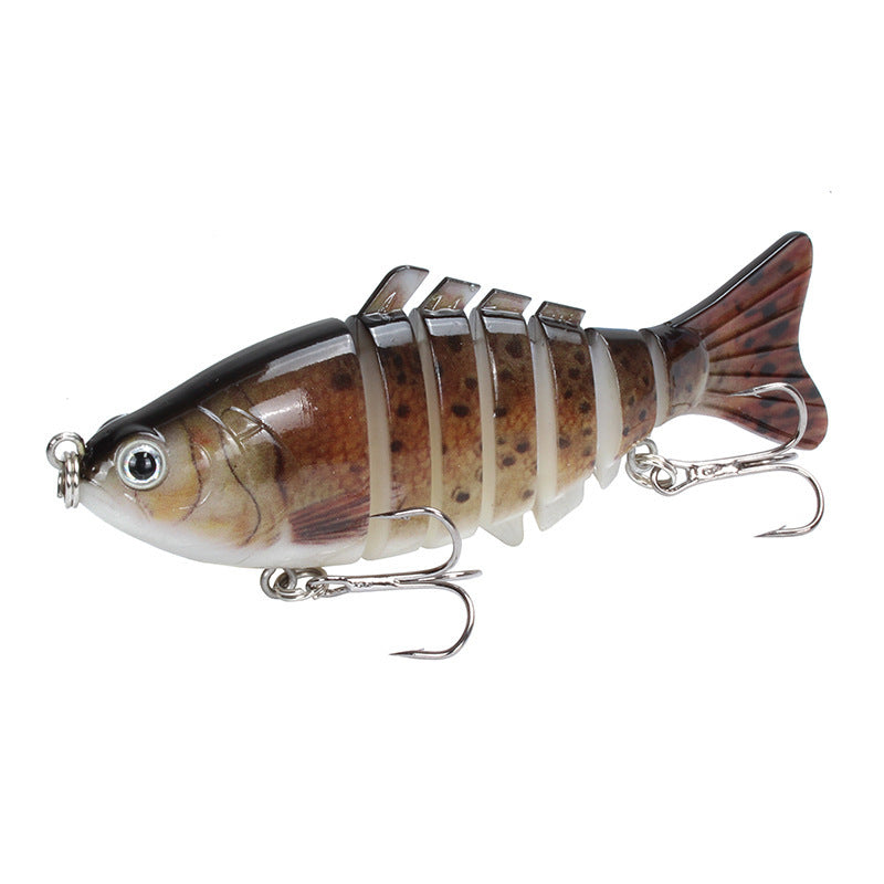Plastic 7-section Fishing Lure S2