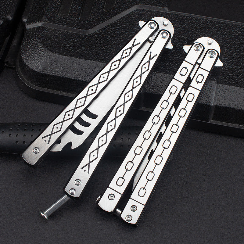 anti finger cutter Butterfly knife