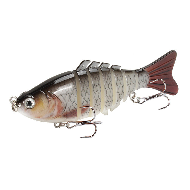 Plastic 7-section Fishing Lure S2