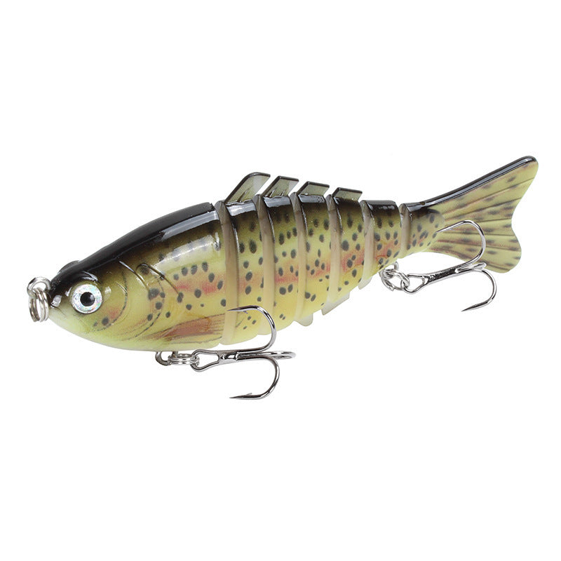 Plastic 7-section Fishing Lure S2