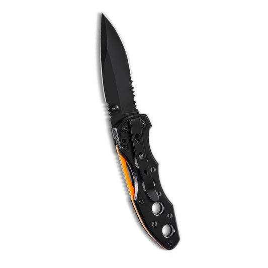 Folding Pocket Knife Mov Blade Aluminum Handle Sharp