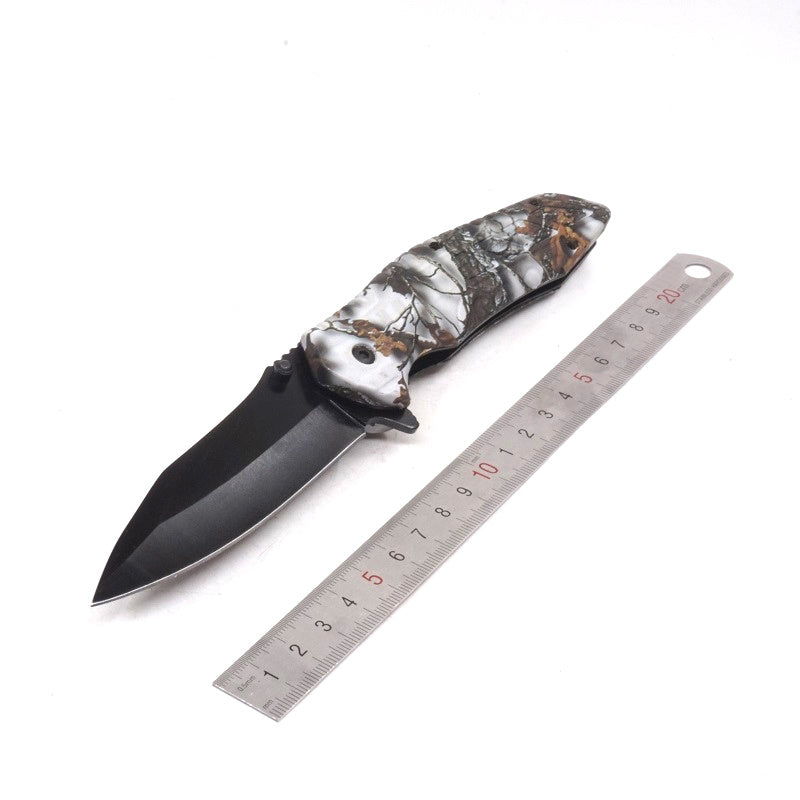 camo knife