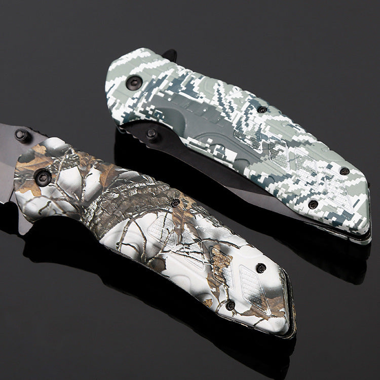 camo knife