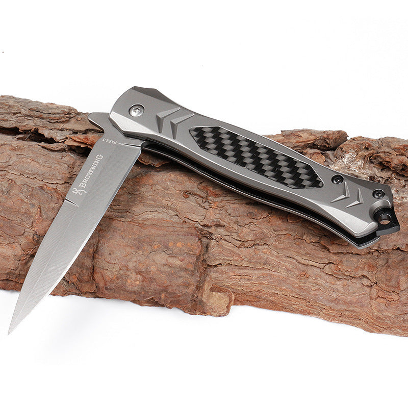 outdoor knife carbob fiber for fast movement