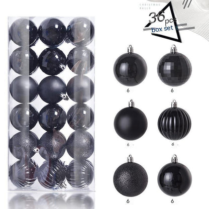 Christmas Decorative Plastic Balls Pendant Set