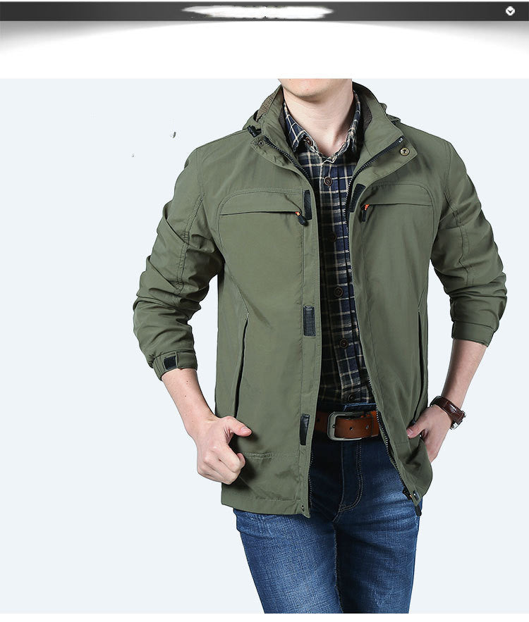 Outdoor life style Multi-Pocket Jacket