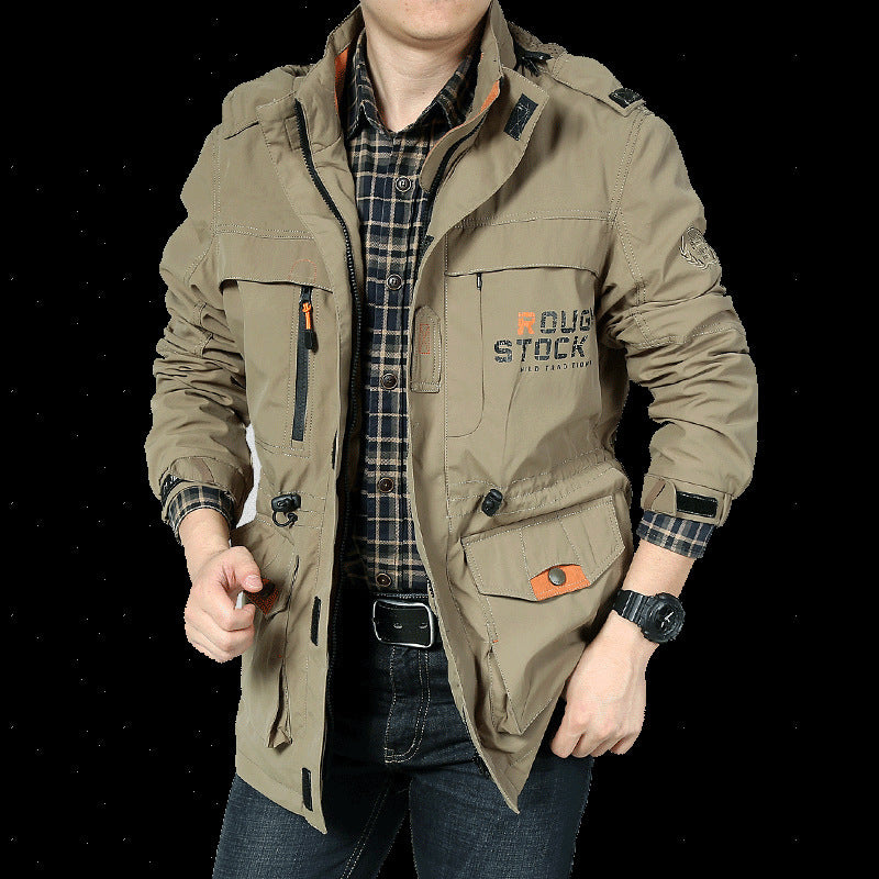 Outdoor life style Multi-Pocket Jacket