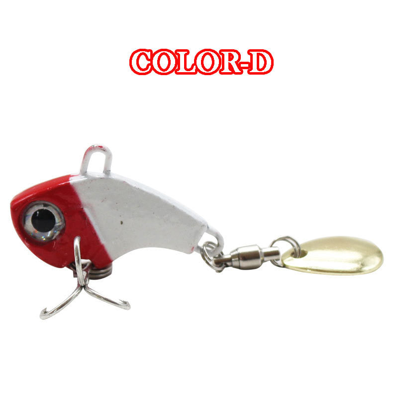 Small Whirlwind Three-generation Luya Sequined Hard Bait VIB Rotary Bearing