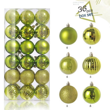 Christmas Decorative Plastic Balls Pendant Set