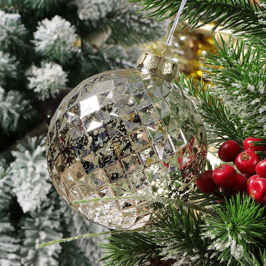 Christmas Tree Ornaments Decorative Plastic Balls Set