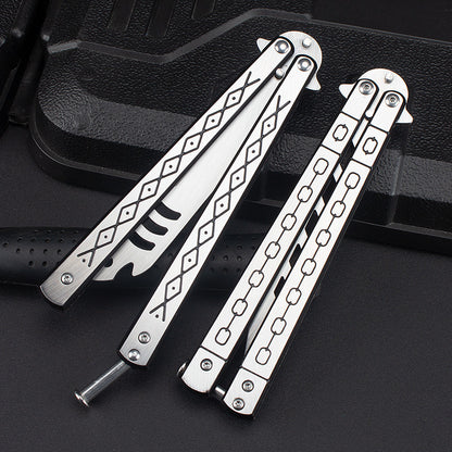anti finger cutter Butterfly knife