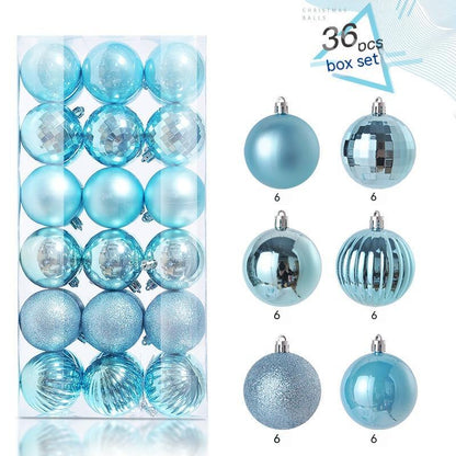 Christmas Decorative Plastic Balls Pendant Set