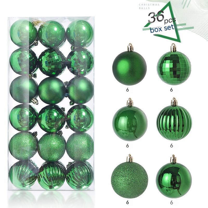 Christmas Decorative Plastic Balls Pendant Set