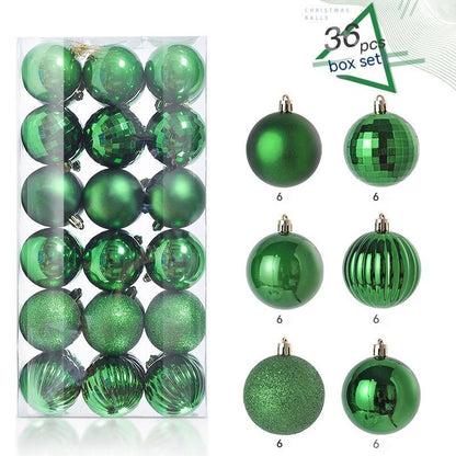 Christmas Decorative Plastic Balls Pendant Set