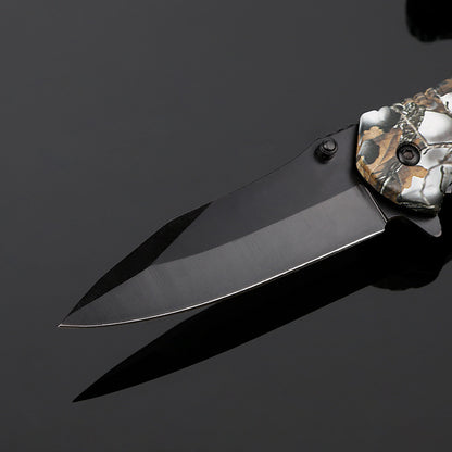 camo knife
