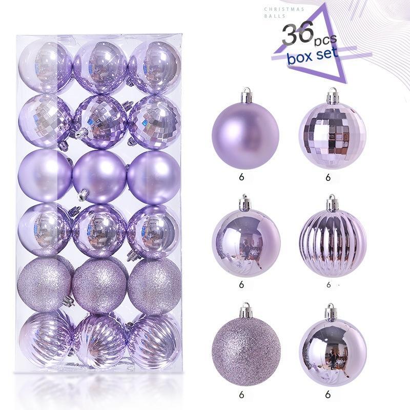 Christmas Decorative Plastic Balls Pendant Set
