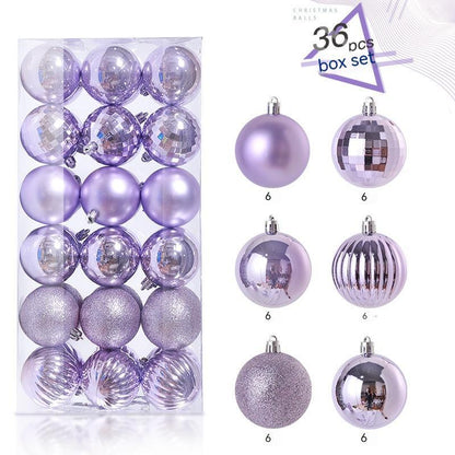 Christmas Decorative Plastic Balls Pendant Set
