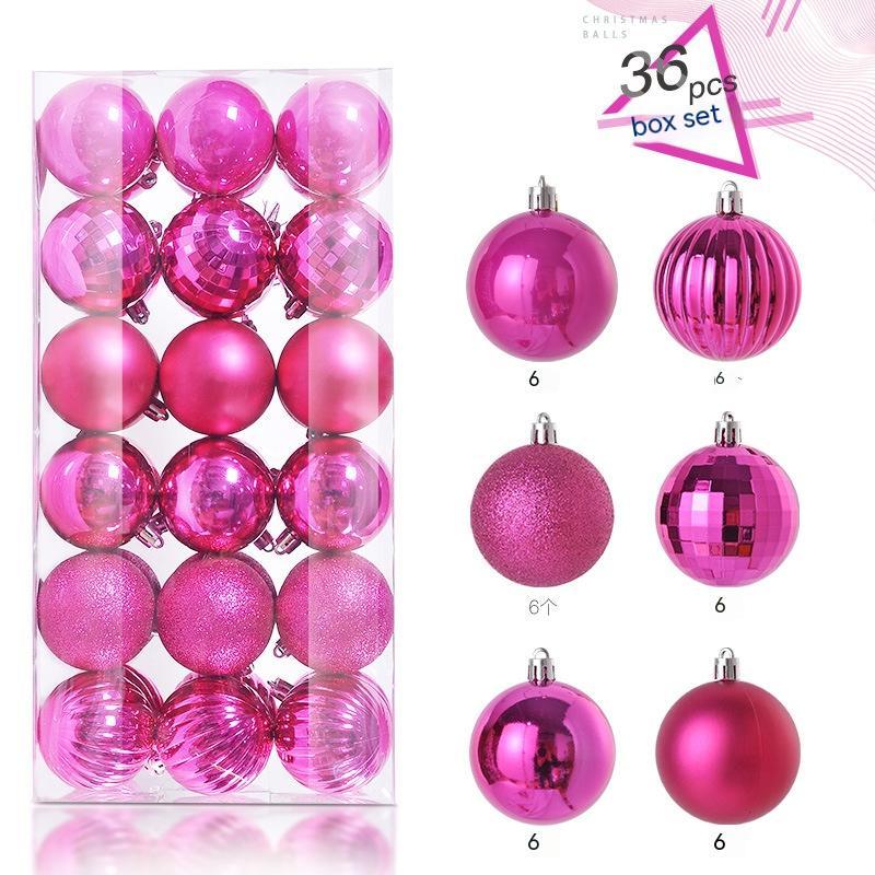 Christmas Decorative Plastic Balls Pendant Set