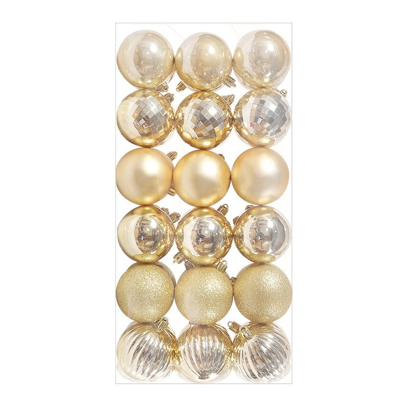 Christmas Decorative Plastic Balls Pendant Set