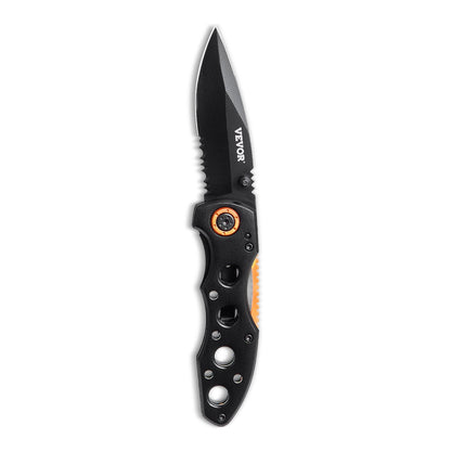 Folding Pocket Knife Mov Blade Aluminum Handle Sharp