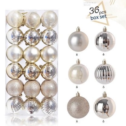 Christmas Decorative Plastic Balls Pendant Set