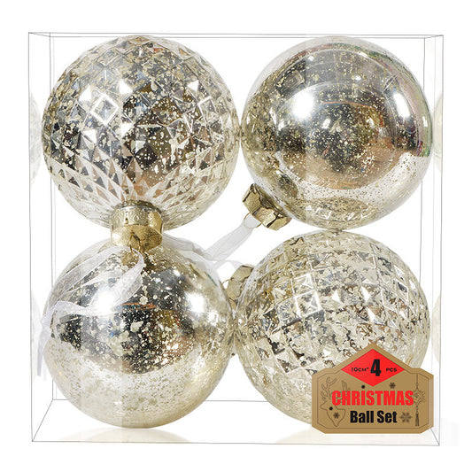 Christmas Tree Ornaments Decorative Plastic Balls Set