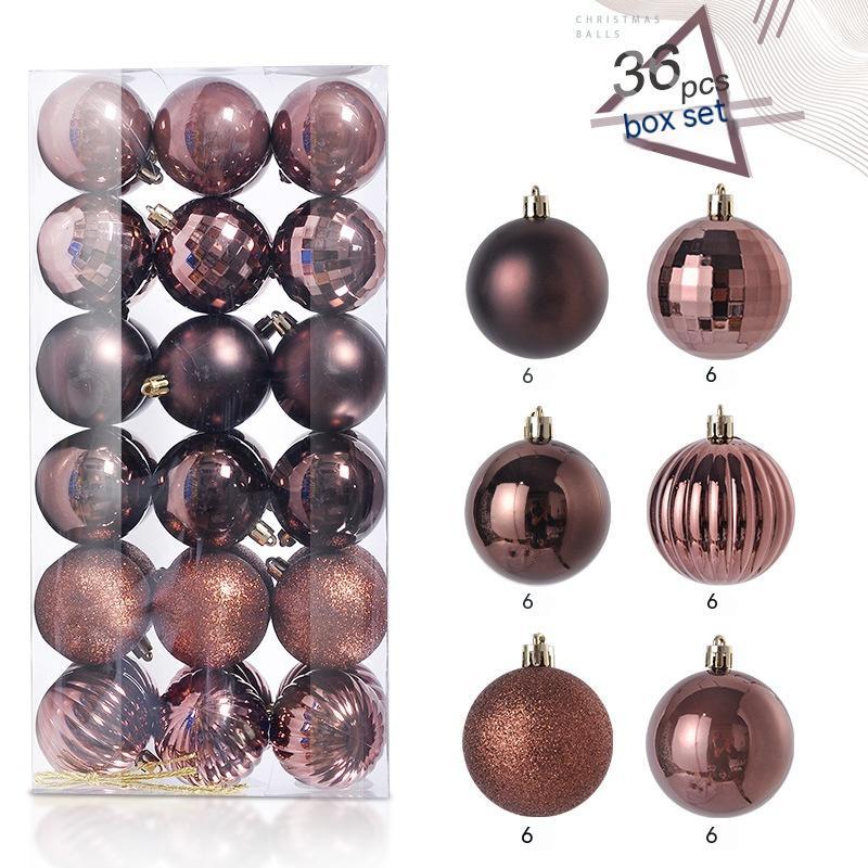 Christmas Decorative Plastic Balls Pendant Set