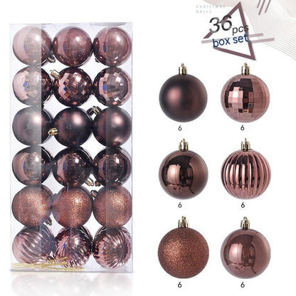 Christmas Decorative Plastic Balls Pendant Set