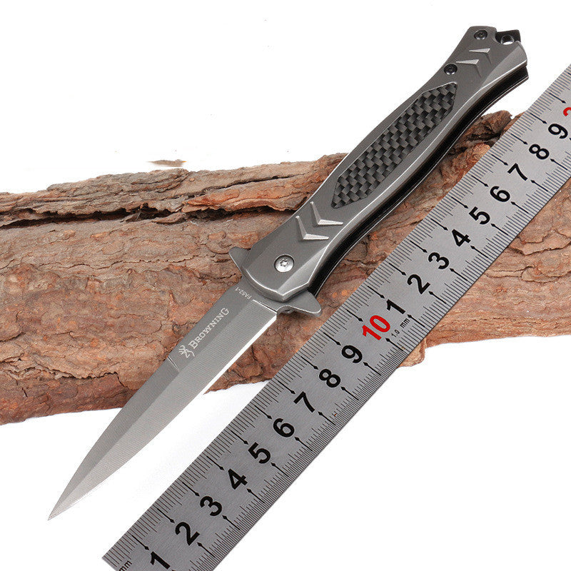 outdoor knife  carbob fiber for fast movement