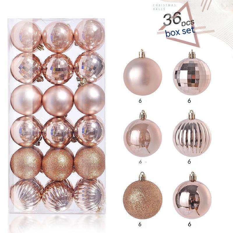 Christmas Decorative Plastic Balls Pendant Set