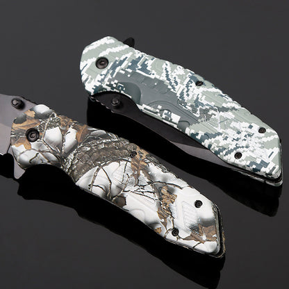camo knife
