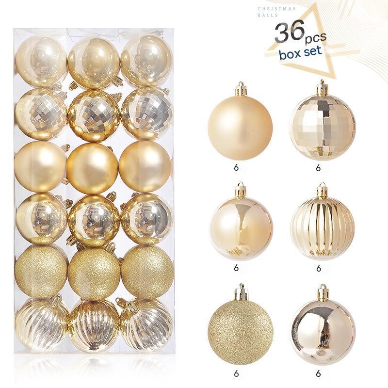 Christmas Decorative Plastic Balls Pendant Set