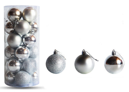Christmas Decoration Electroplating Plastic Christmas Ball Set