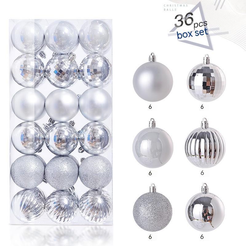 Christmas Decorative Plastic Balls Pendant Set