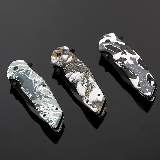 camo knife