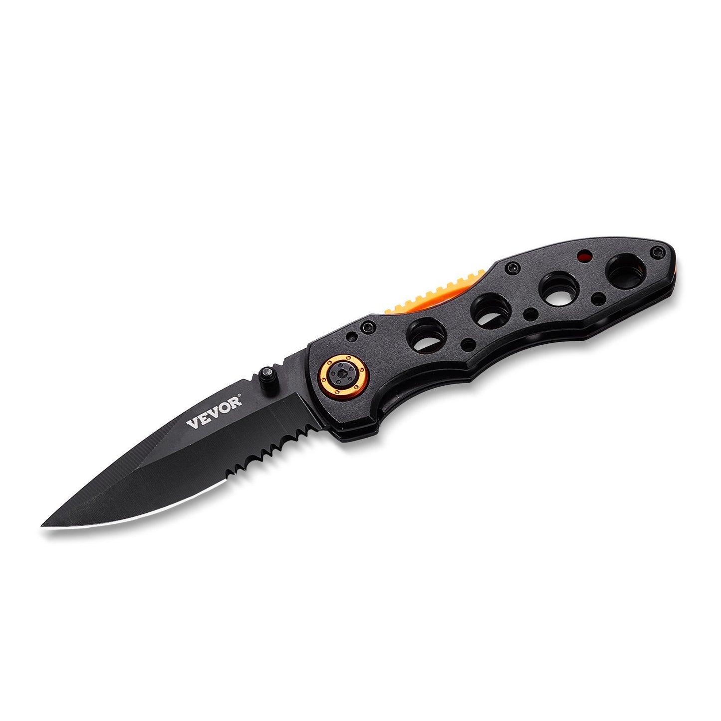 Folding Pocket Knife Mov Blade Aluminum Handle Sharp