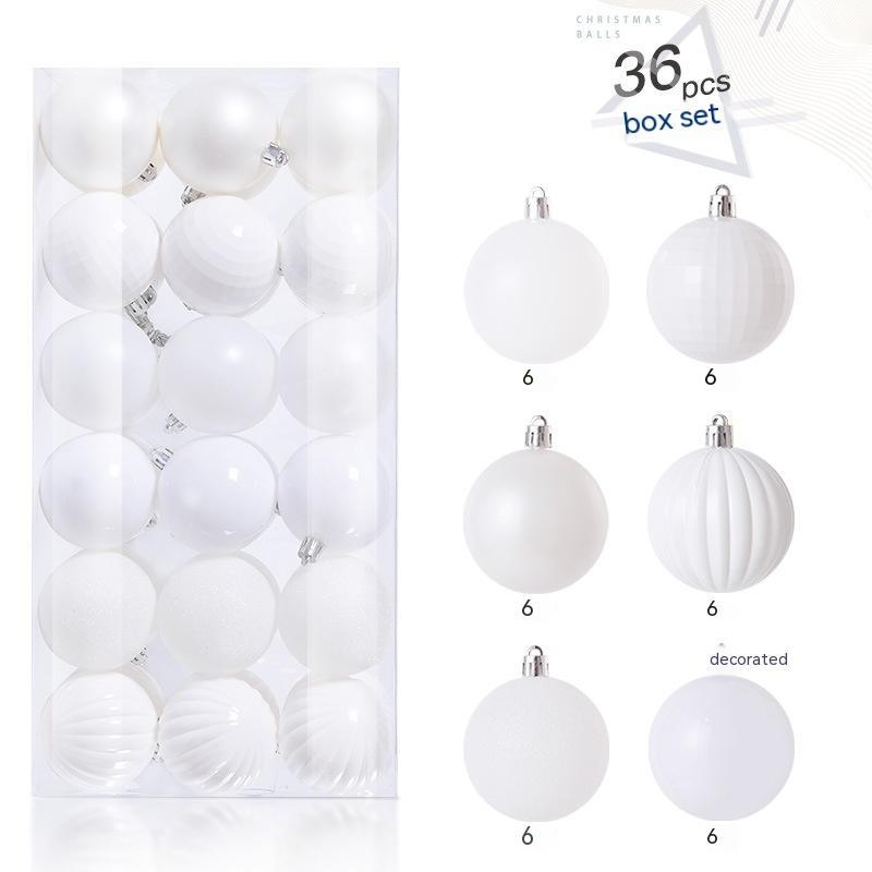 Christmas Decorative Plastic Balls Pendant Set